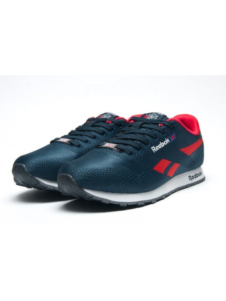 Кроссовки мужские Classic текстильные темно-синий с красным