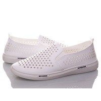 Женские слипоны Navigator белые, 36-41р. 