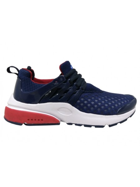 Кроссовки летние Supo B1719-4 Navy/Coral Red 36-41 