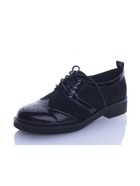 Туфли, оксфорды Raffelli женские замшевые черные
