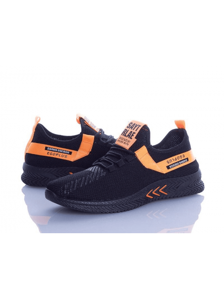 Модные кроссовки Wonex мужские сетка черные, 40-45р. 