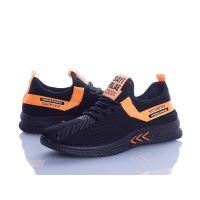 Модные кроссовки Wonex мужские сетка черные, 40-45р. 