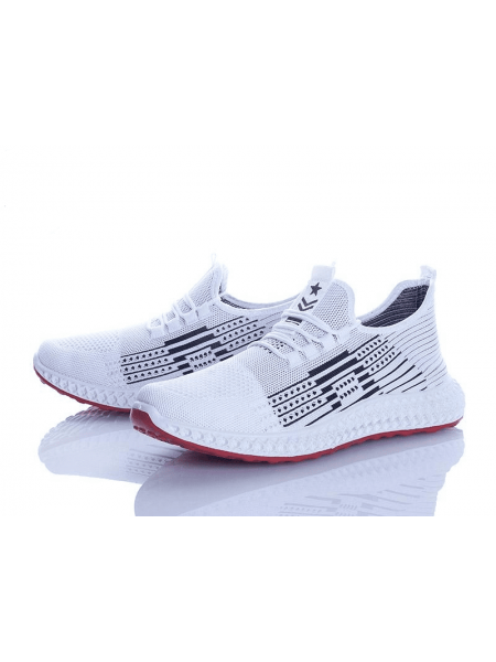 Модные кроссовки Wonex мужские сетка белые, 40-45р. 