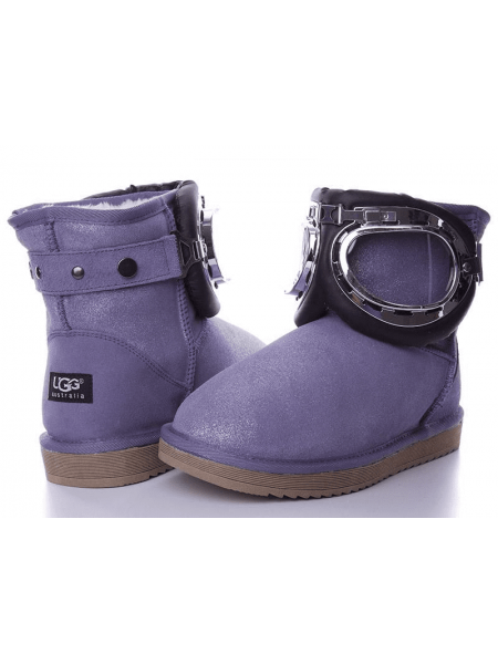 Угги женские Violeta зимние фиолетовые 