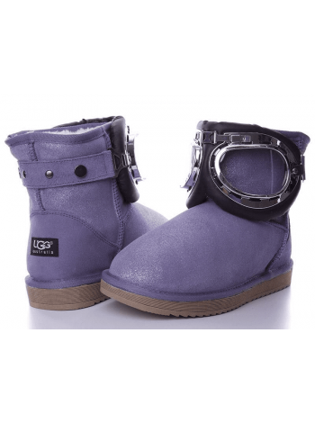 Угги женские Violeta зимние фиолетовые  купить в Украине