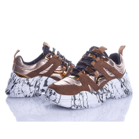 Стильные женские кроссовки Violeta коричневые, 36-41р.