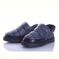 Угги короткие женские Violeta зимние синие